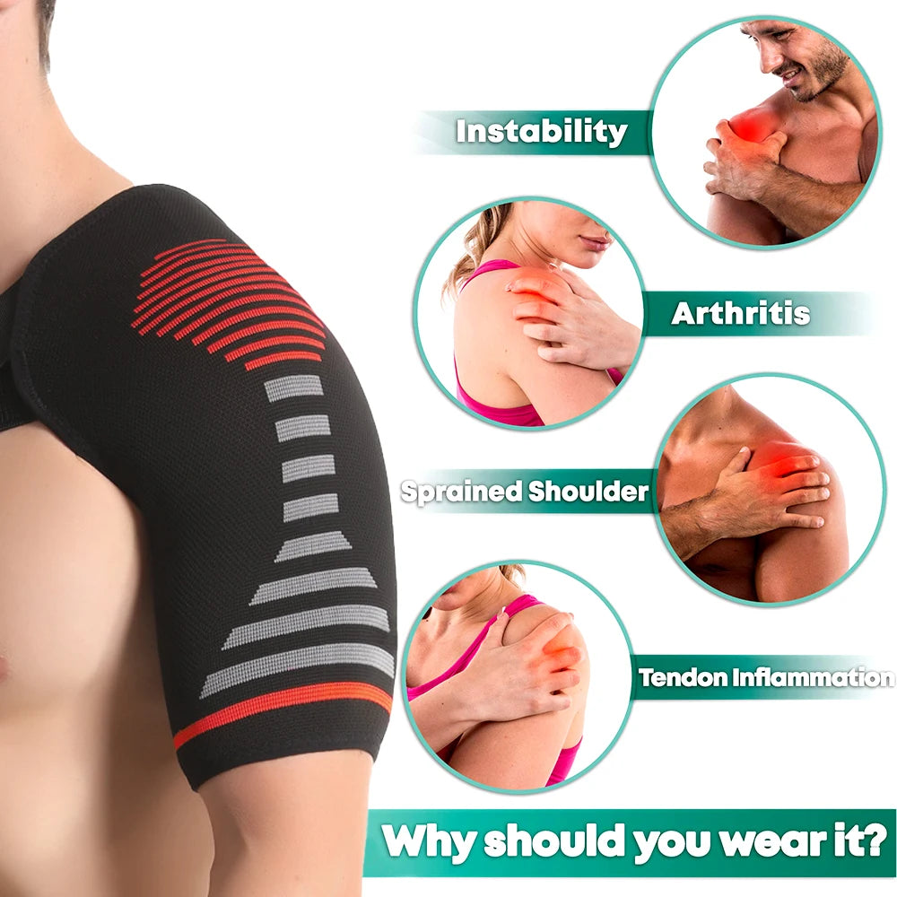 Compression Shoulder Brace – Orthopedic Support for Rotator Cuff, Dislocation & Injuries - Image 4