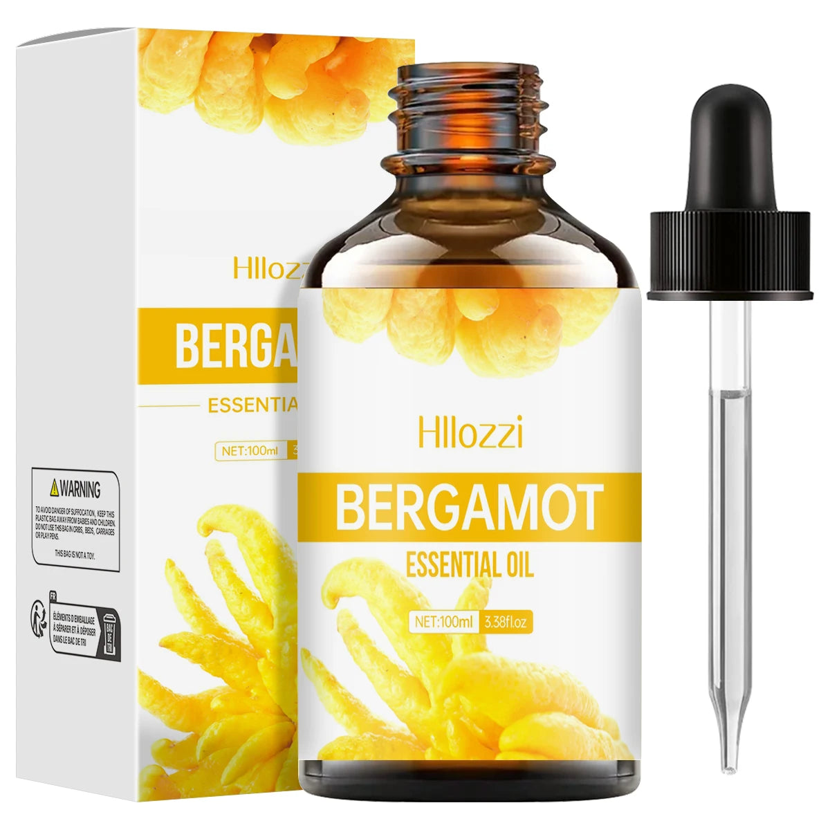 Bergamot Essential Oil – Premium Oil for Hair Care, Skin, Massage, Diffusers & More