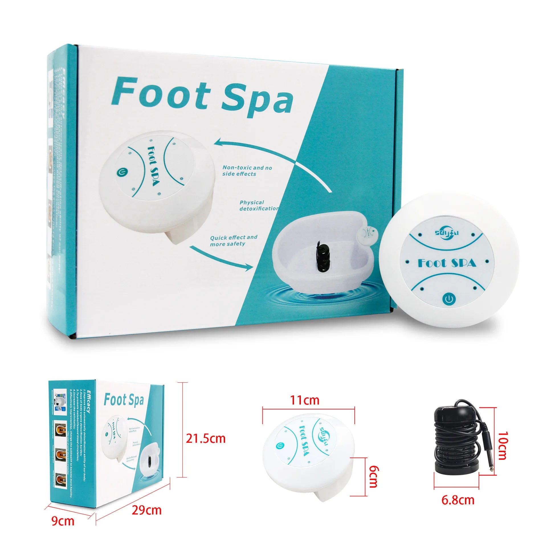 Detox Ion Electric Mini Foot Spa - Image 7