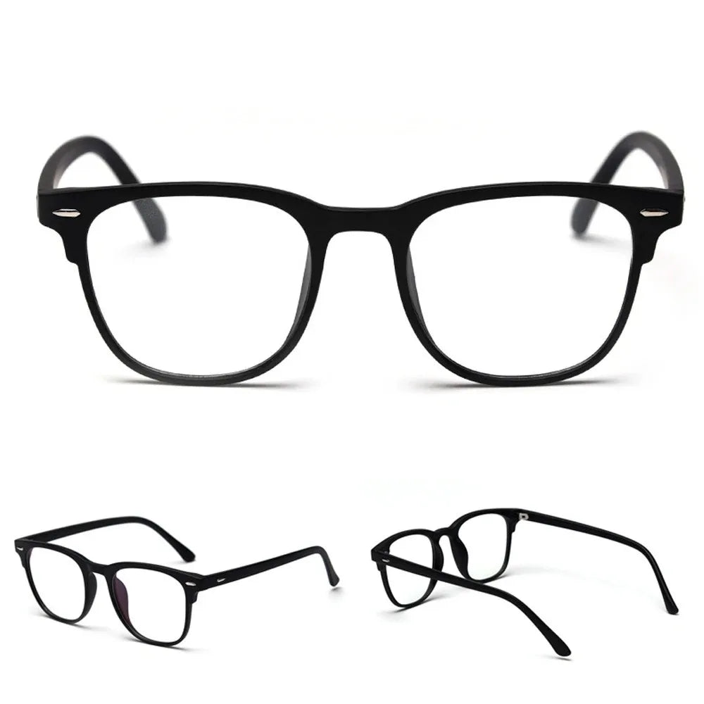 Unisex Square Anti-Blue Light Clear Glasses – Trendy Back-to-School Eyewear Accessory - Image 6