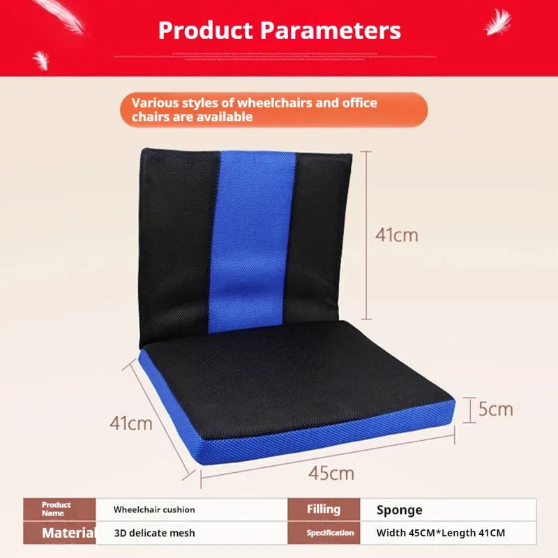 Wheelchair Backrest Cushion – Posture Support for Elderly - Image 2