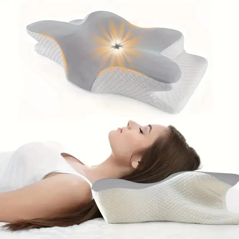 Butterfly-Shaped Memory Foam Neck Pillow