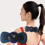 EMS Mini Electric Neck Massager – Portable Cervical Therapy Patch