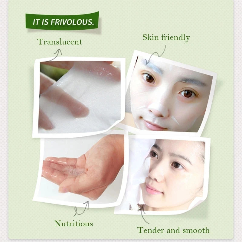 30pcs Natural Plant Facial Mask Set – Moisturizing, Oil Control & Anti-Aging Korean Sheet Masks - Image 6