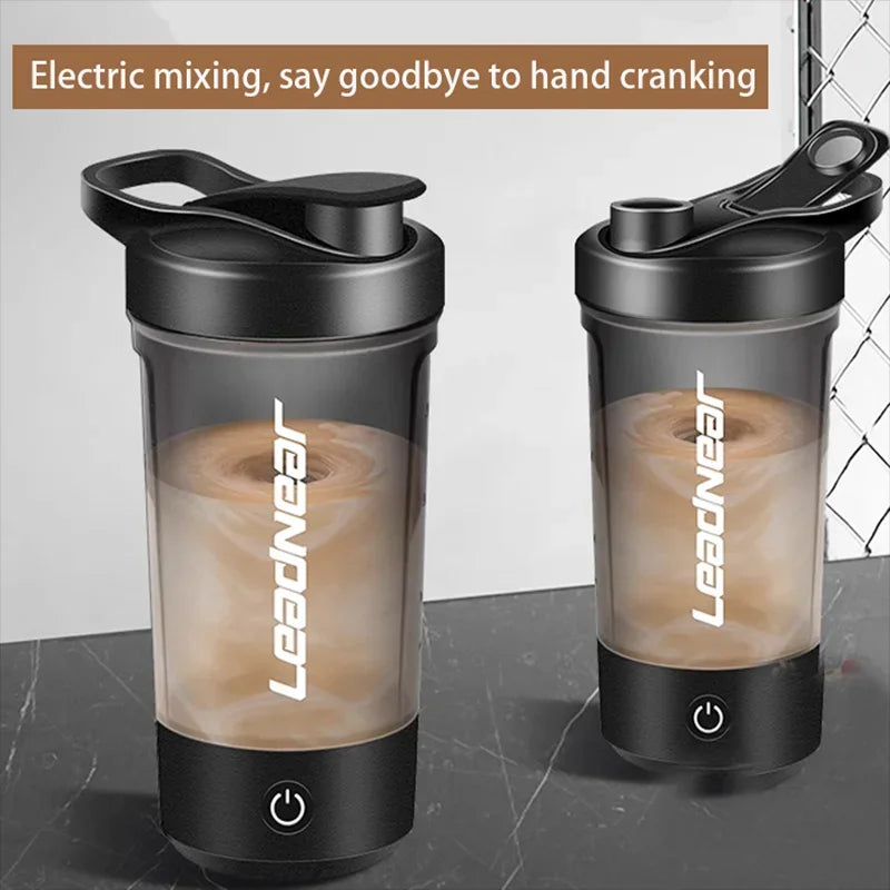 USB Rechargeable Self-Stirring Shaker Cup – Portable Mixer for Protein & Meal Replacement Shakes - Image 4