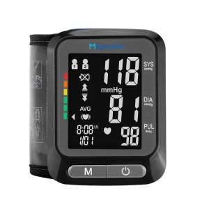Sejoy Sphygmomanometer – LCD Portable Digital Wrist Blood Pressure Monitor