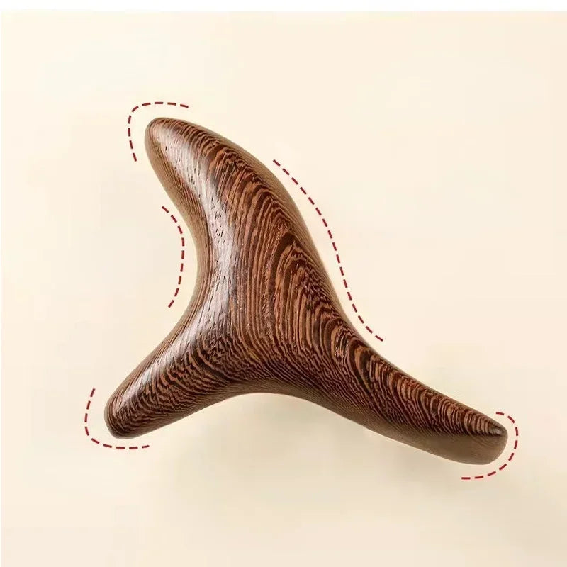 Wood Trigger Point Gua Sha Massage Tools – Professional Lymphatic Drainage & Body Sculpting Set - Image 6