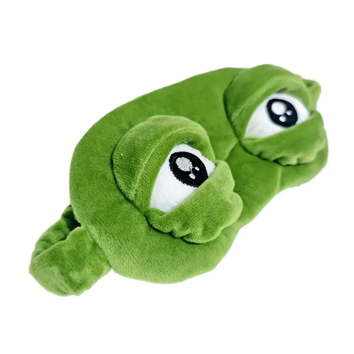 3D Sad Frog Sleep Mask – Soft Portable Eye Shade for Travel & Relaxation - Image 6