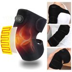 Electric Heated Shoulder & Knee Brace – Vibration Massage with Far Infrared Heat