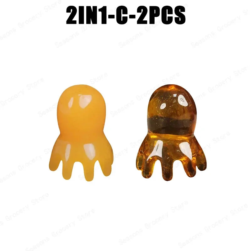 New Resin Octopus Scalp Massage Comb - Image 15