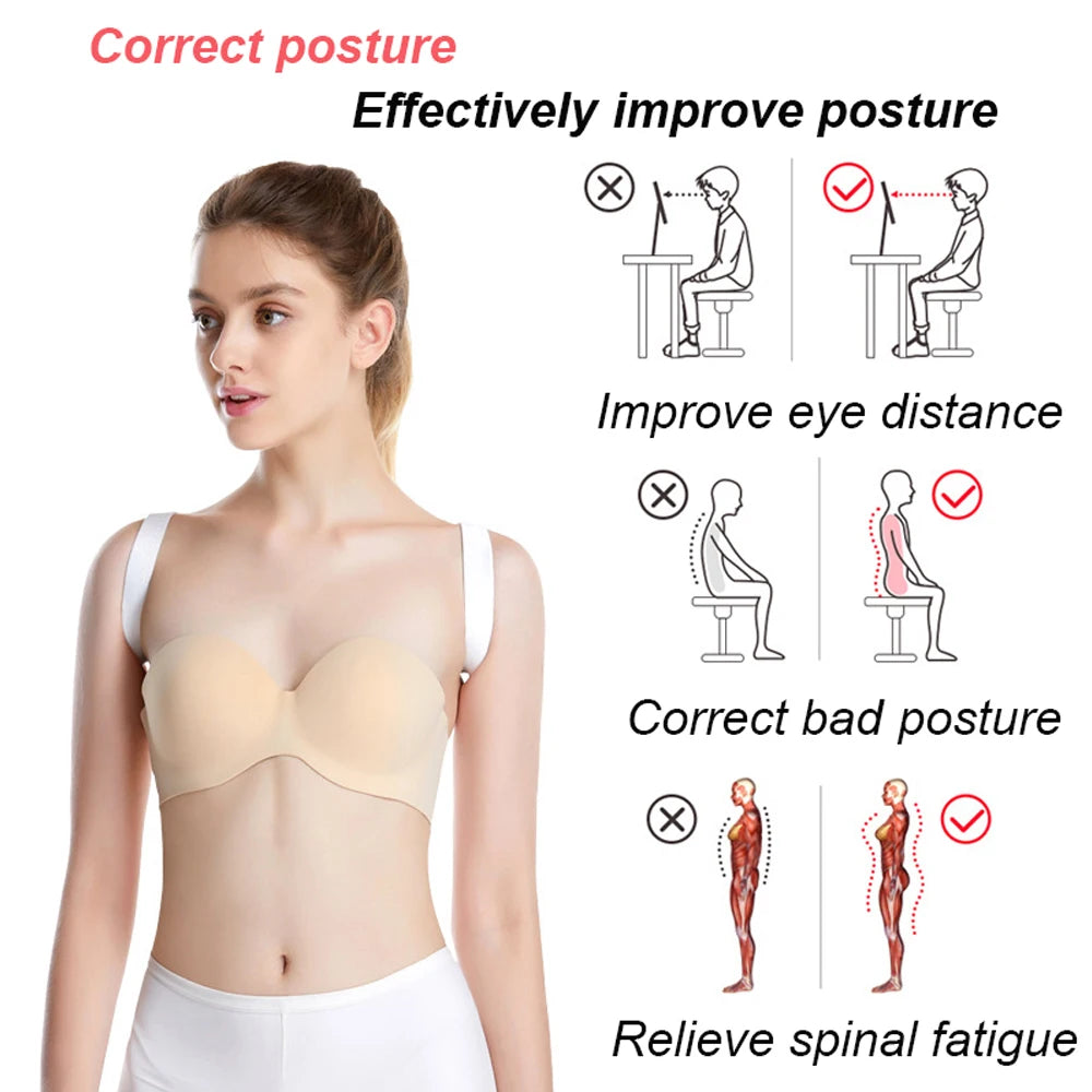 Adjustable Back Posture Corrector Belt – Shoulder, Neck & Spine Support for Men and Women - Image 5
