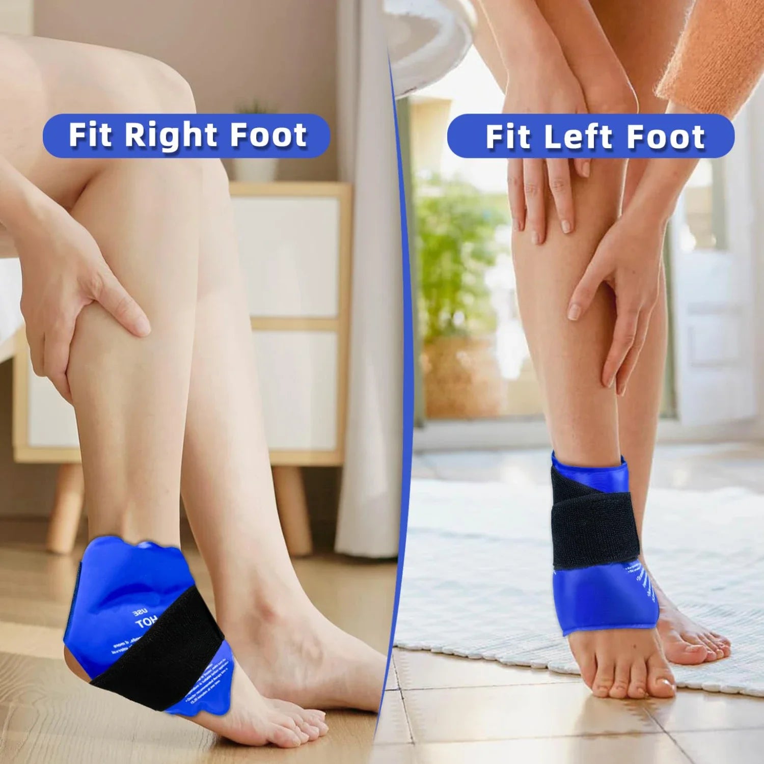 Ankle Brace Ice Pack Wrap – Reusable Hot & Cold Therapy Gel Support for Pain Relief & Sprains - Image 5