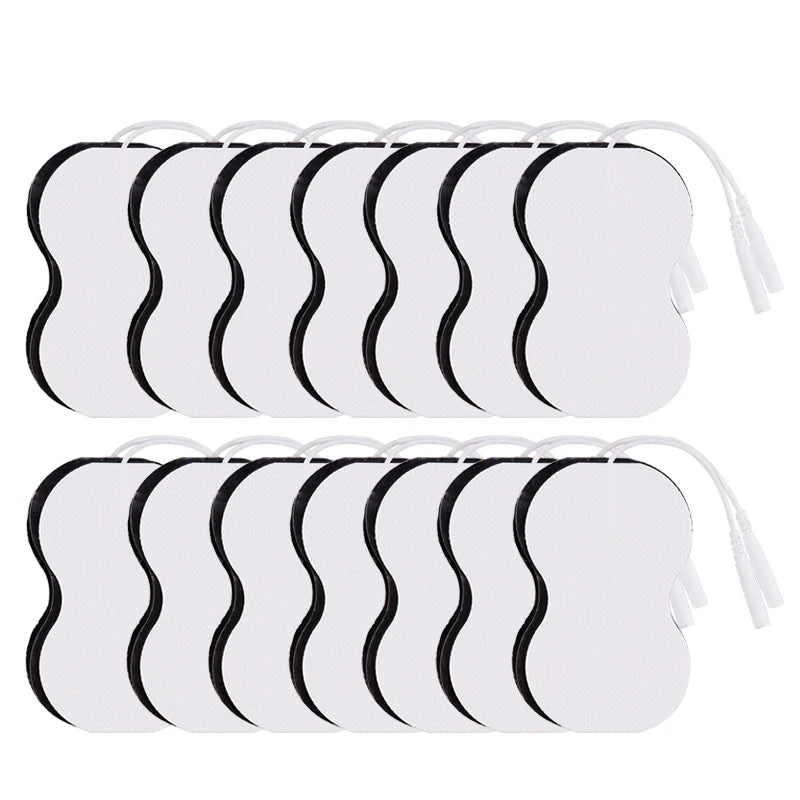 10/20pcs Silicone Gel Electrode Pads – TENS Unit Replacement Pads for Digital Therapy Machines (2mm Plug) - Image 2
