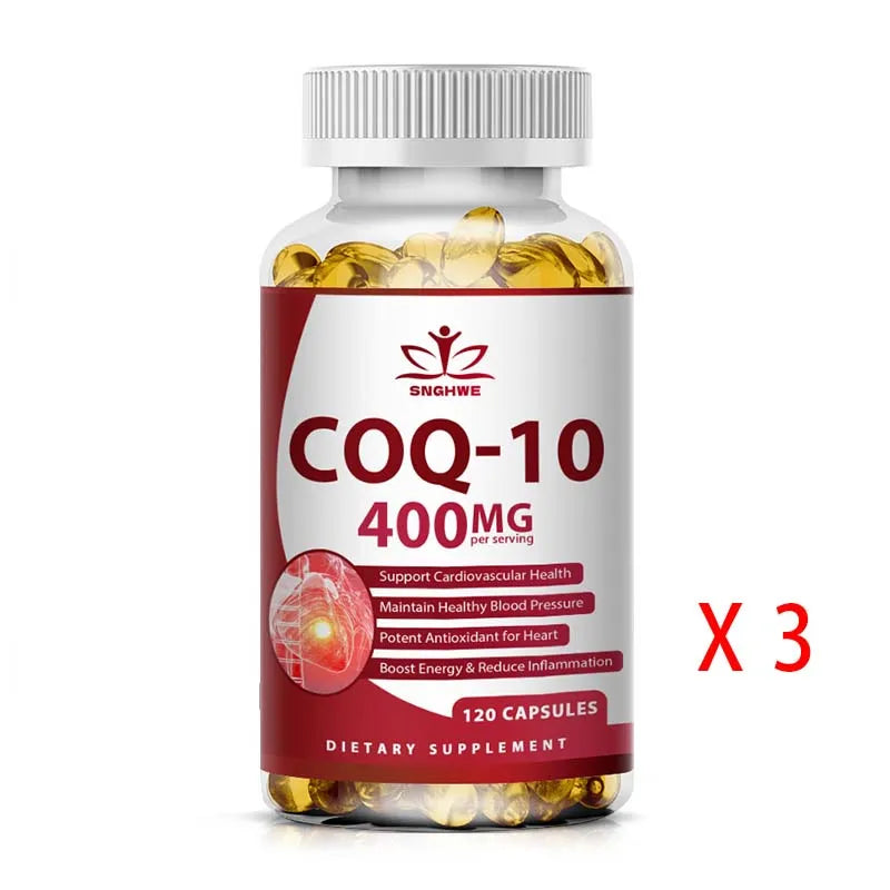 120PCS Coenzyme Q10 Capsules – High Absorption COQ10 for Energy & Heart Health - Image 22