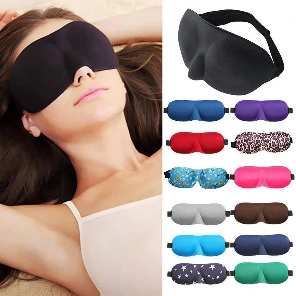 3D Sleep Mask – Soft Portable Eye Shade & Patch for Sleeping, Relaxation & Lazy Eye Care
