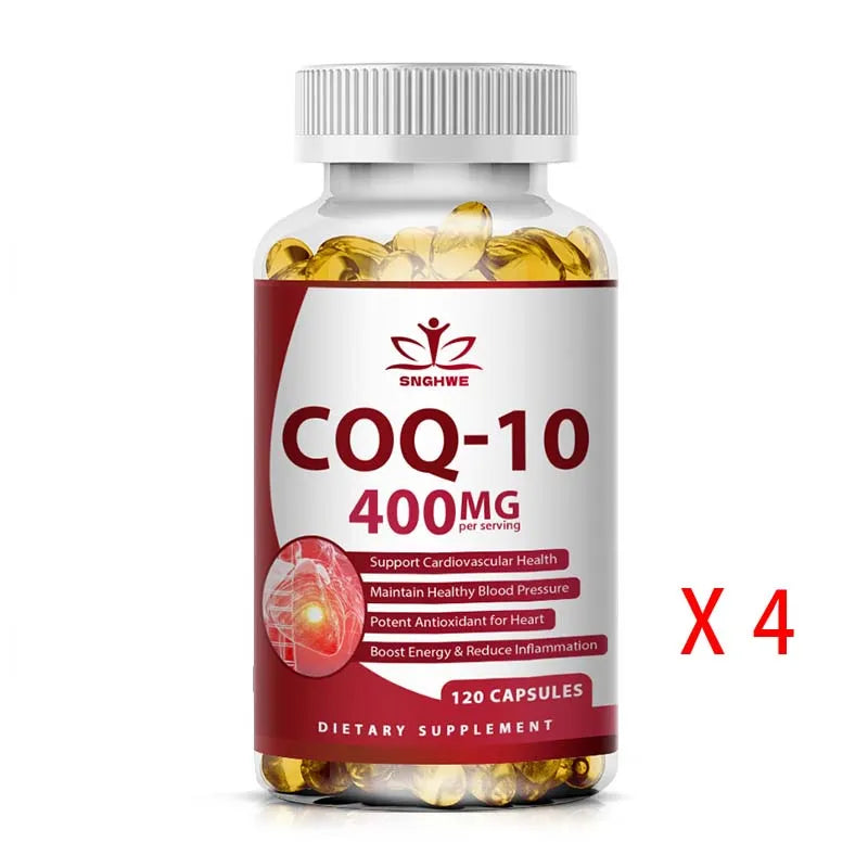120PCS Coenzyme Q10 Capsules – High Absorption COQ10 for Energy & Heart Health - Image 12