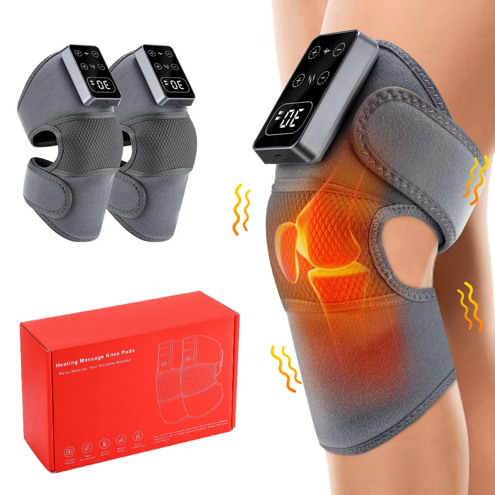 Electric Knee Massager – 3 Vibration Modes & 5-Level Heat Compress for Knee, Shoulder & Elbow - Image 8