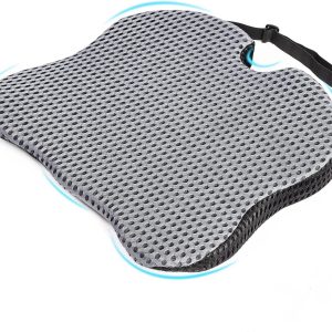 Car Wedge Seat Cushion – Memory Foam Orthopedic Support for Drivers, Office Chairs & Wheelchairs