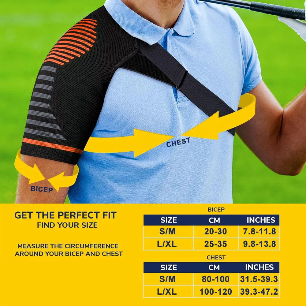 Compression Shoulder Brace – Orthopedic Support for Rotator Cuff, Dislocation & Injuries - Image 3